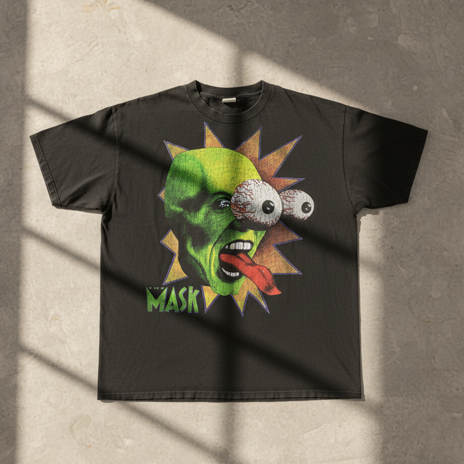 The Mask 1994 Promo - Black T-Shirt – The Grail Hub