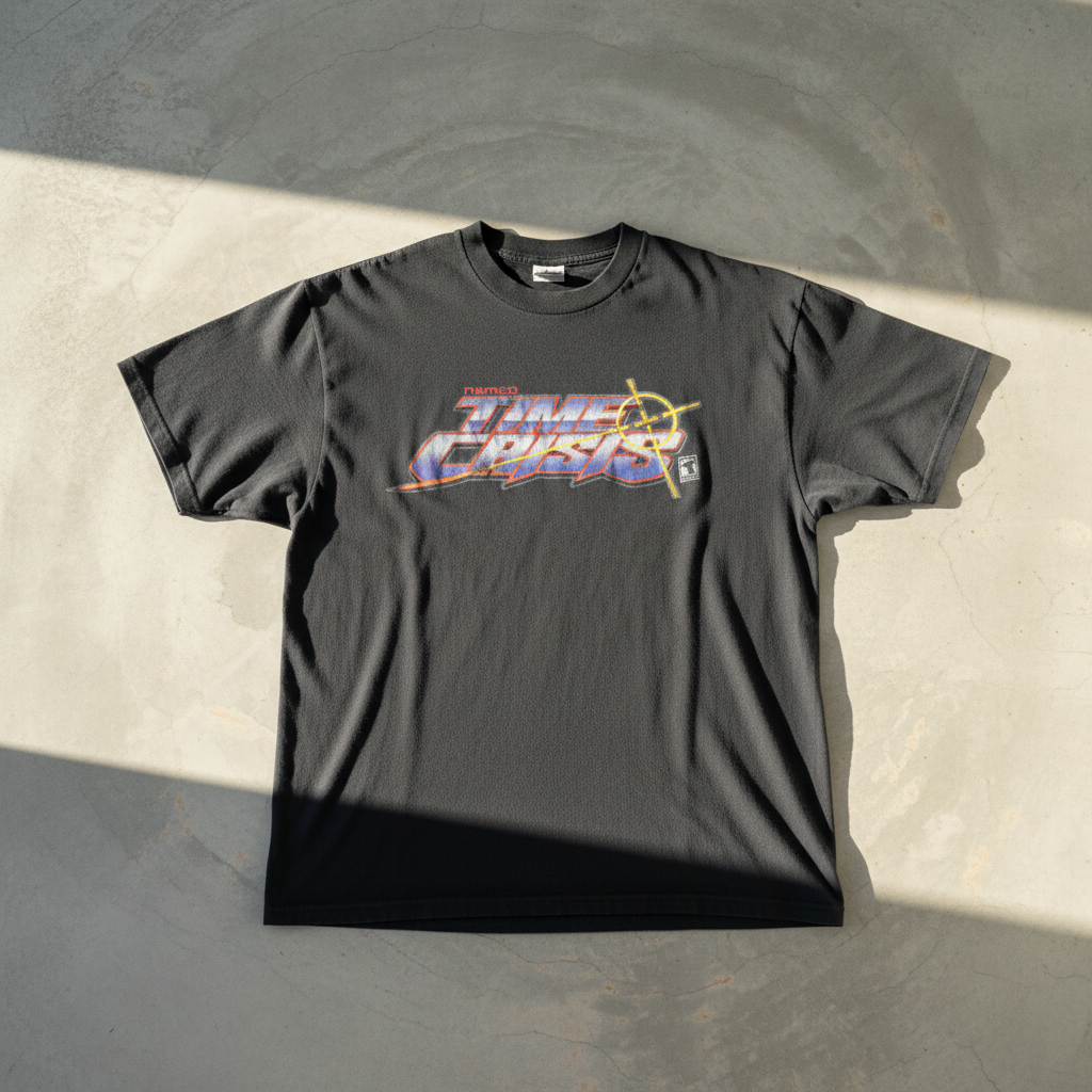 Time Crisis 1995 Promo Black T-Shirt