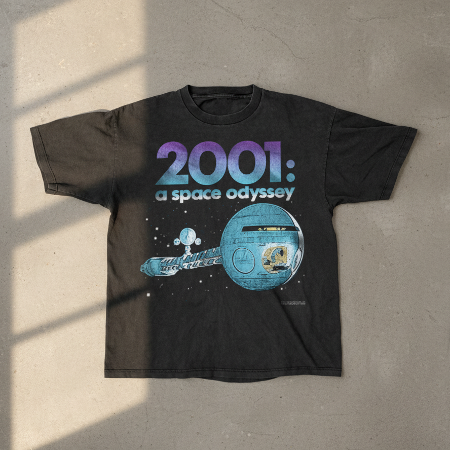 2001: A Space Odessey Rare 2001 Promo Black T-Shirt
