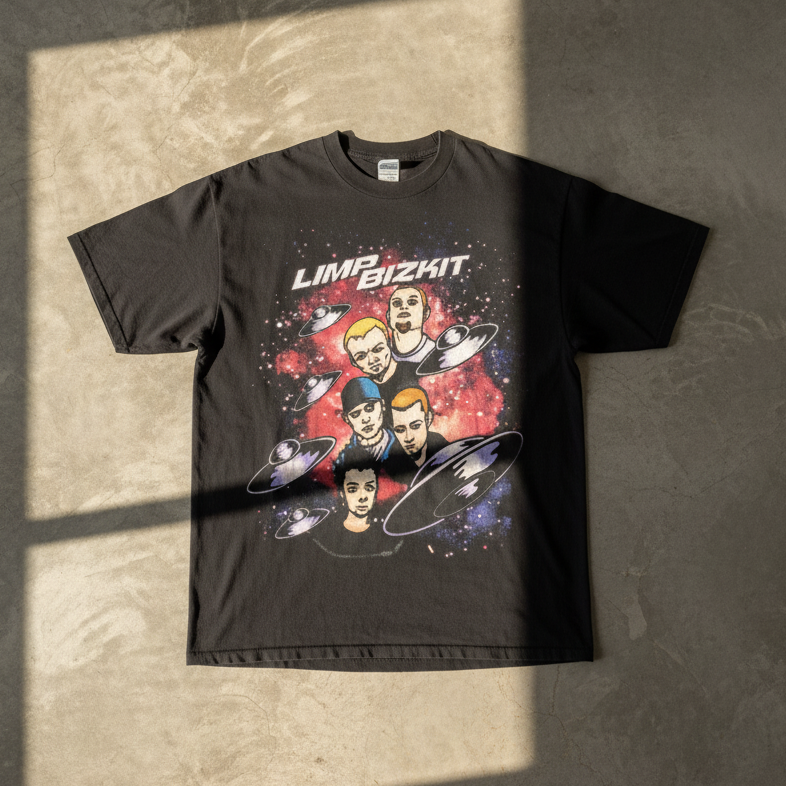 Limp Metal Biz Promo Black T-Shirt