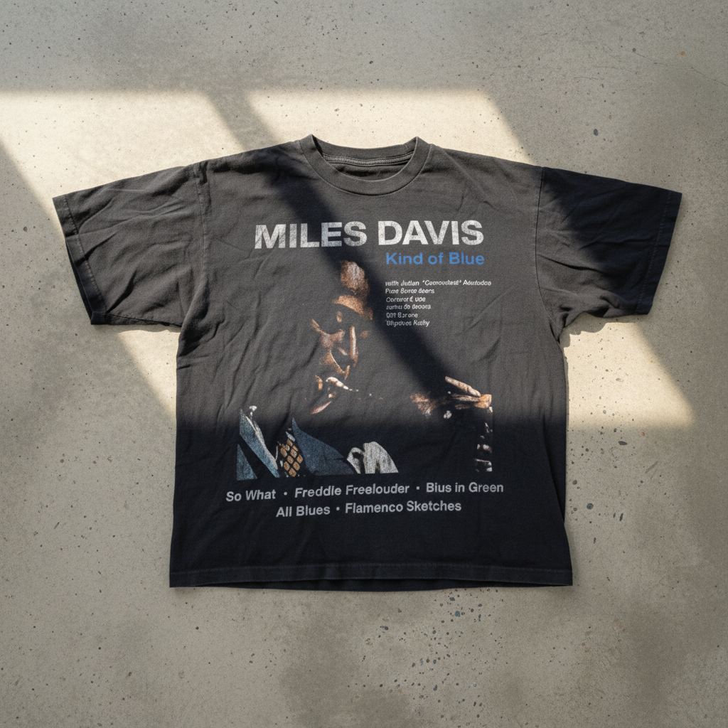 Miles Davis Kind Of 'Blue' Black T-Shirt